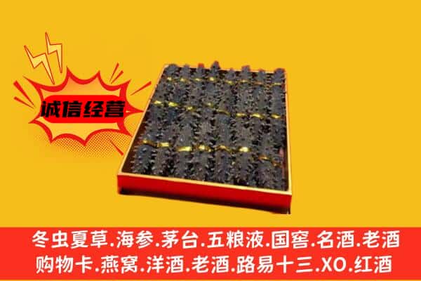 高台县回收海参